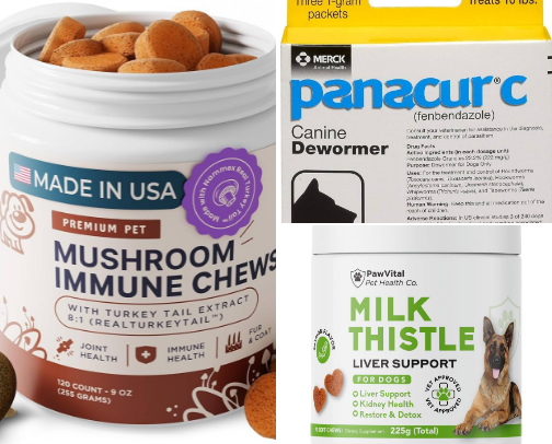 Pet products to help fight cancer cover photo collage