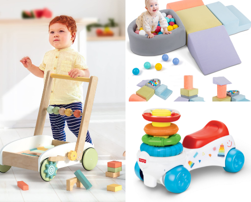 Active Play for babies and toddlers! cover photo collage