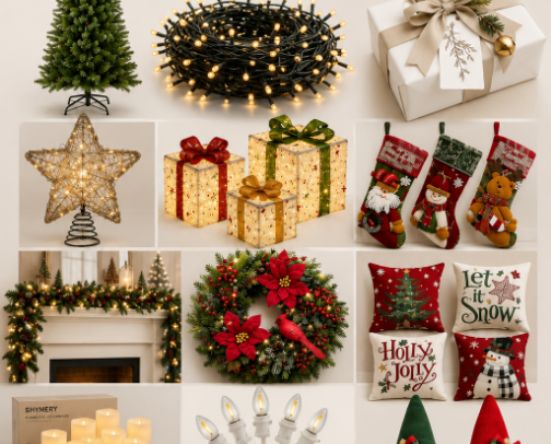 Christmas Decorations That Make Your Home Feel Magical cover photo collage