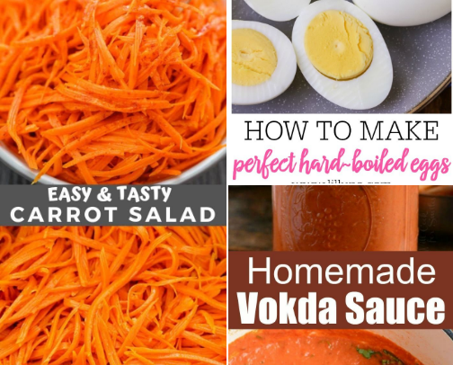 side dishes cover photo collage