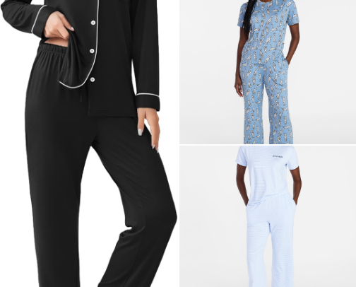 The Coziest Pajamas I Actually Wear cover photo collage