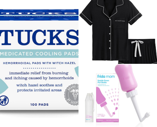 Hospital bag for moms! cover photo collage