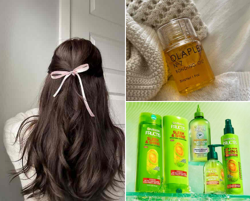 Shiny Hair Goals 🎀 cover photo collage