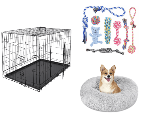 Dogs supplies (toys) 🧸 cover photo collage