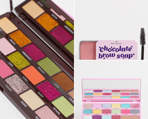 Makeup Revolution cover photo collage