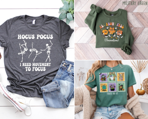 OT apparel that will spark joy (and laughs)! cover photo collage