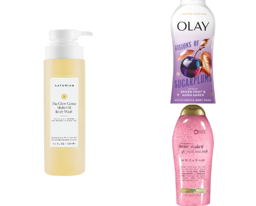 favorite body washes and soaps cover photo collage