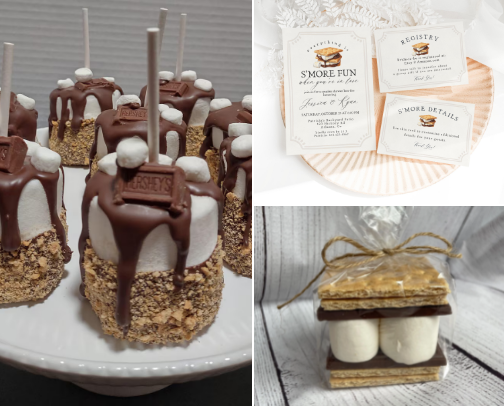 S'mores Fall Bonfire Party Collection cover photo collage