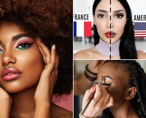 MAKE-UP Beaute cover photo collage