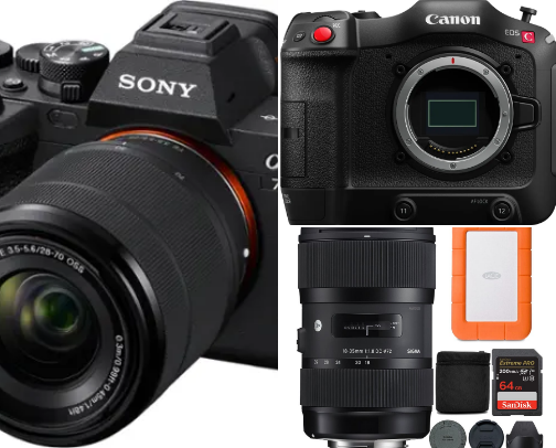 Pro Equipment for Video Production cover photo collage