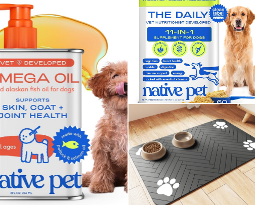 Pet essentials cover photo collage