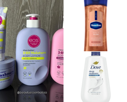 bodycare for glowy soft skin ✨ cover photo collage