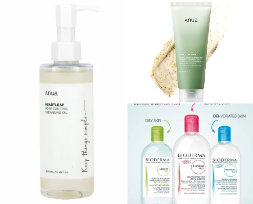 Skincare cover photo collage