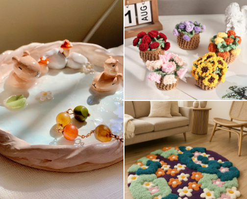 Homey Handmade Treasures cover photo collage