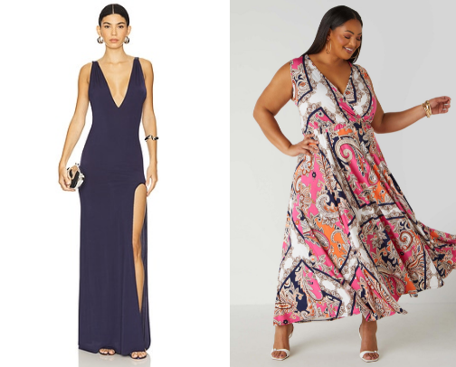 Dinner dresses cover photo collage