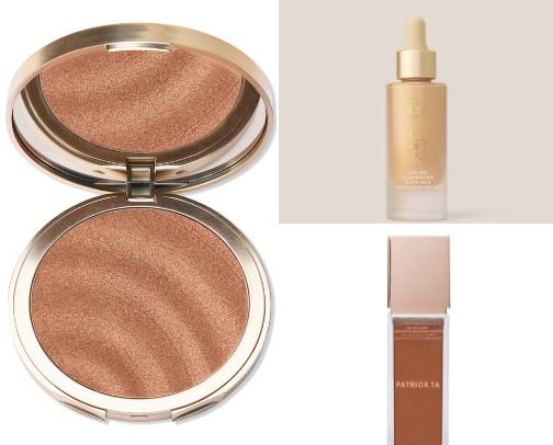 Best Glowy Face & Body Products for a Radiant Summer Glow cover photo collage
