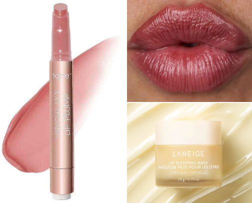 Lip products for glossy&plump lips⭐️ cover photo collage