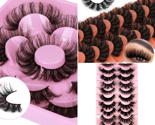 Affordable lashes! cover photo collage