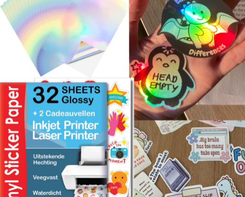 Recommendations for small sticker business owners (US) cover photo collage