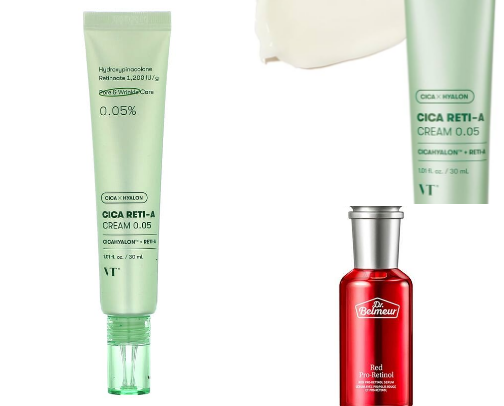 Skin friendly ✨️ Kbeauty Retinol Creams 😍 cover photo collage