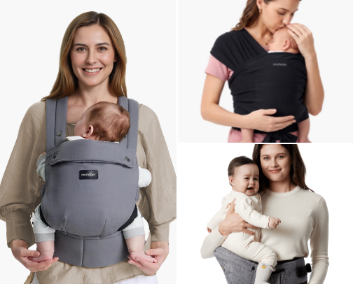 Hands-Free Gear for Moms Who Can't Put the Baby Down cover photo collage