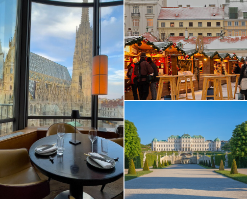 Vienna through my eyes ✨ cover photo collage