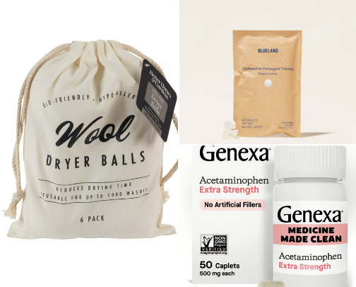 Easy non-tox swaps for cleaning & hygiene products! cover photo collage