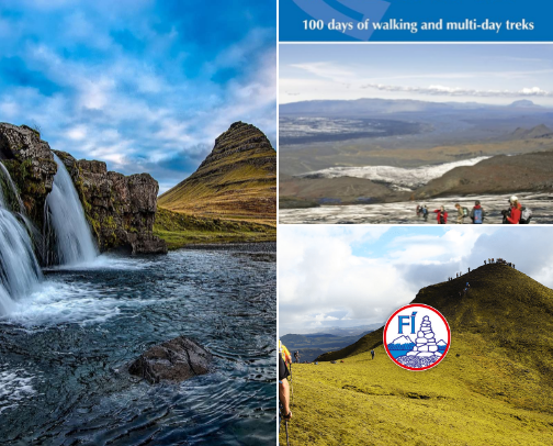 Hiking in Iceland cover photo collage
