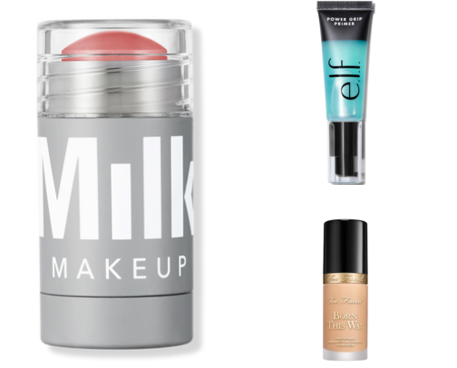 my no-make-up make up routine cover photo collage