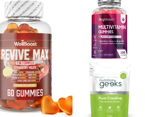 Wellness and fitness recs cover photo collage