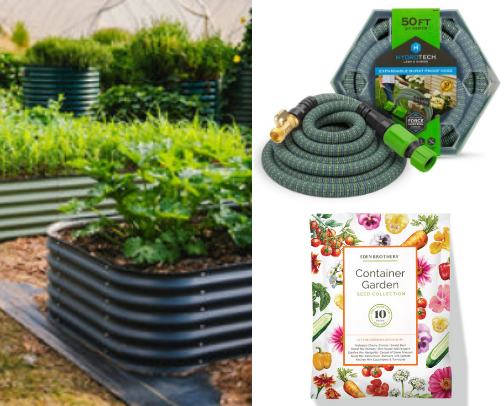 My favorite Container & Raised Bed Gardening Items cover photo collage