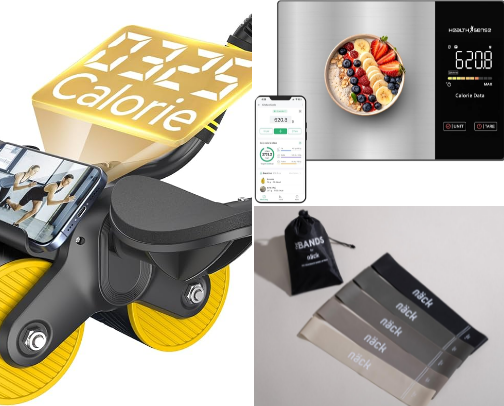 🏋🏾‍♂️Home /Gym Essentials for Strength & Fat Loss Fitness, wellness & mindset. cover photo collage