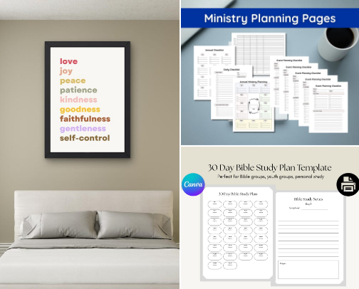 Church planning, organising, and decor 💒 cover photo collage