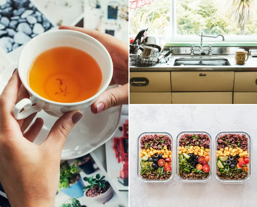 Small Things That Help Our Home Feel Calmer cover photo collage