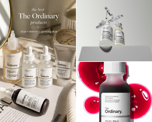 Best The Ordinary products ✨ cover photo collage