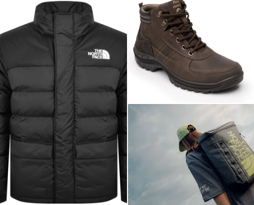 The north face cover photo collage