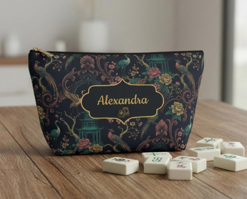 All The Mahjong Sets and Bags to Go Along cover photo collage