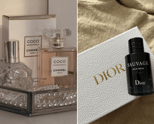 best selling perfumes cover photo collage