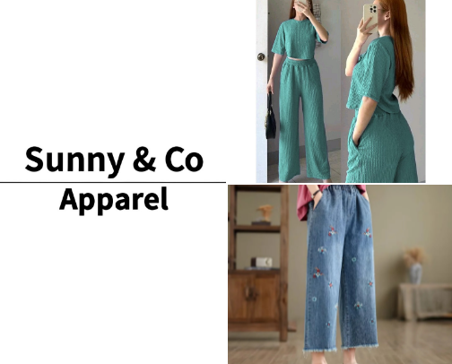 Trendy clothes cover photo collage
