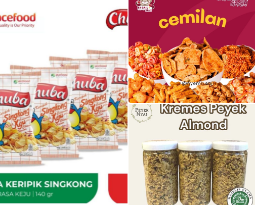 Snacks fav cover photo collage