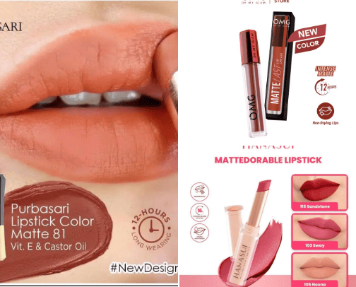 Lipstik Dibawah 50ribu cover photo collage