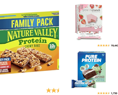 Protein Bars cover photo collage