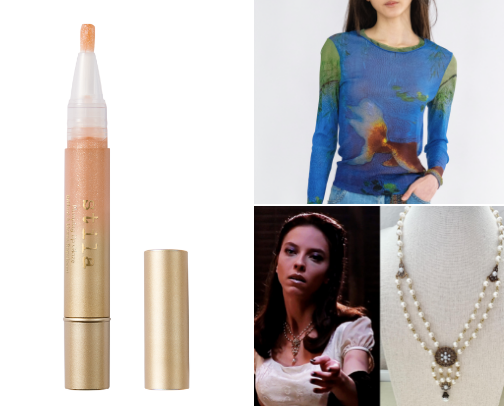 Modern versions of products used on Buffy cover photo collage