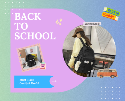 Back To School Essentials cover photo collage