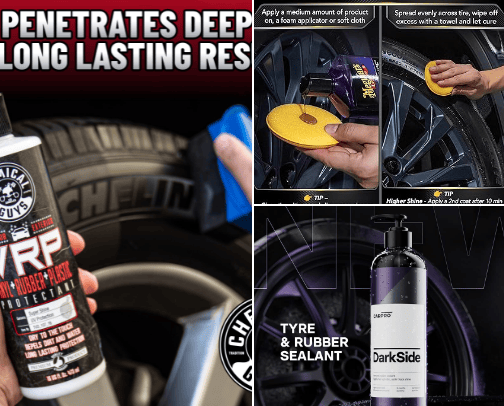 Best Tire/Tyre Shines cover photo collage