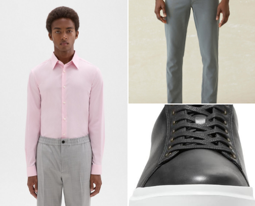 Business Casual Men’s Apparel cover photo collage