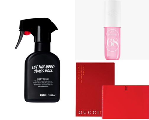 Fragrances cover photo collage