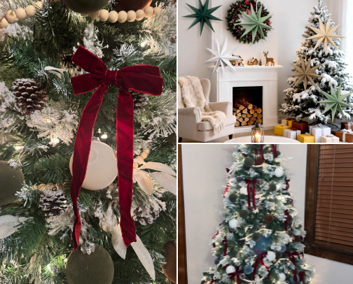 Classic Vintage Christmas Decor cover photo collage