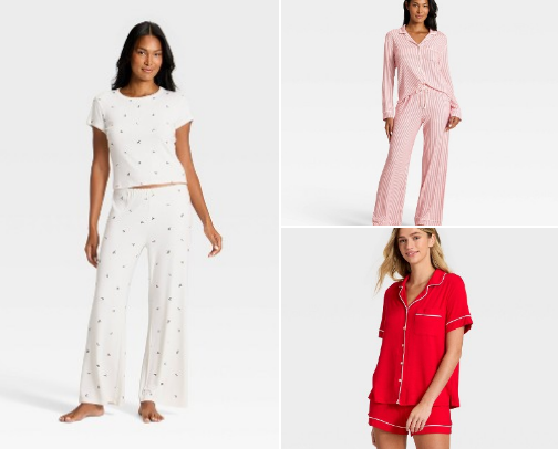santa approved sleepwear 🎅🏼✨ cover photo collage