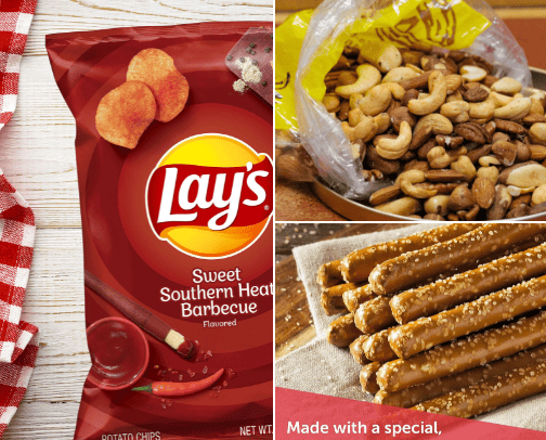 My Favorite Supermarket Snacks cover photo collage